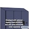 Salsbury Industries 2 Tier 'S' Designer Locker, 54"Wx76"Hx24"D, 6 Door, Blue 18-27364BLU - alternate 3